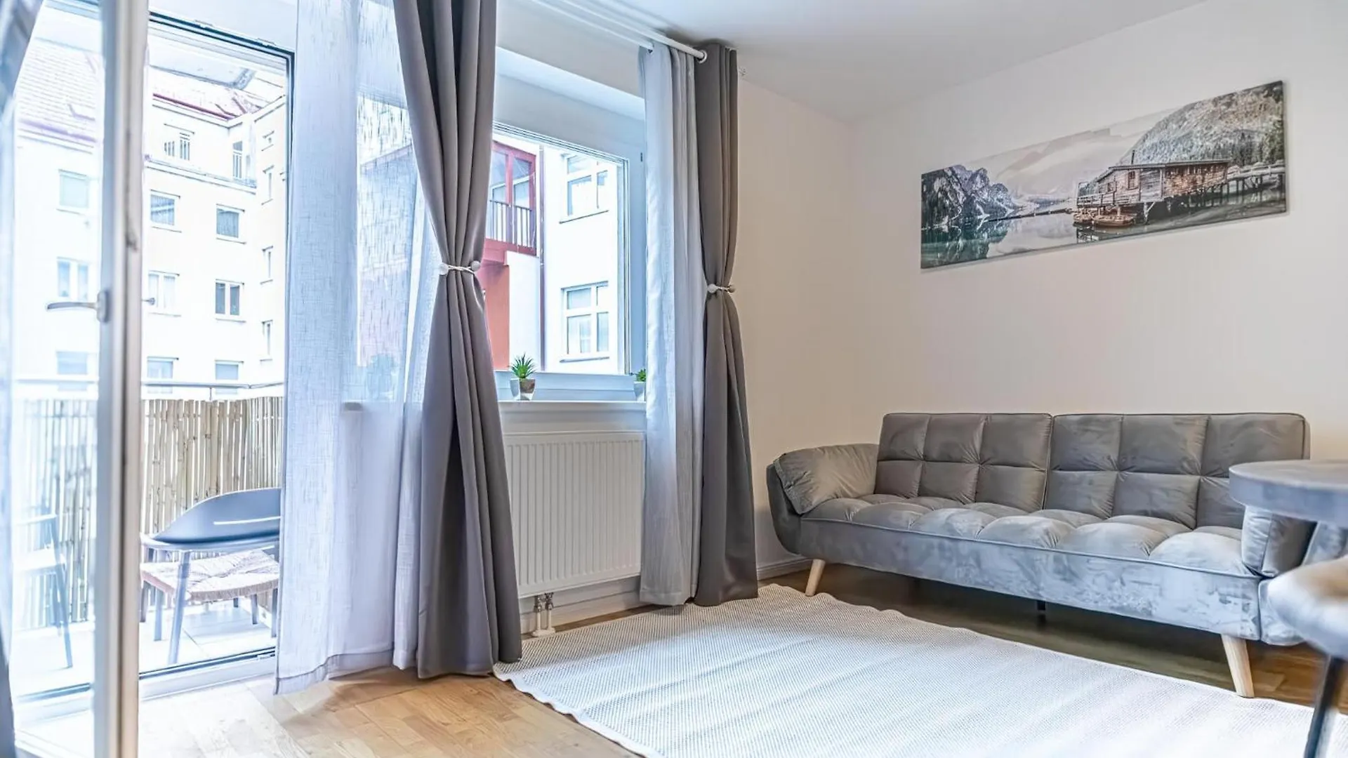 Apartmán 9-Min To City Center, Comfy 1Br,1Lr W Balcony Vídeň