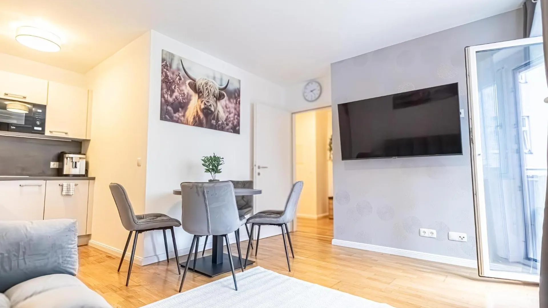 Apartmán 9-Min To City Center, Comfy 1Br,1Lr W Balcony Vídeň